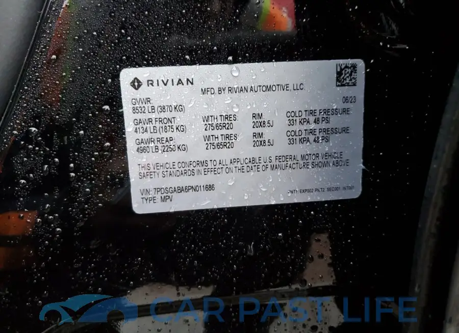 7PDSGABA6PN011686# 13