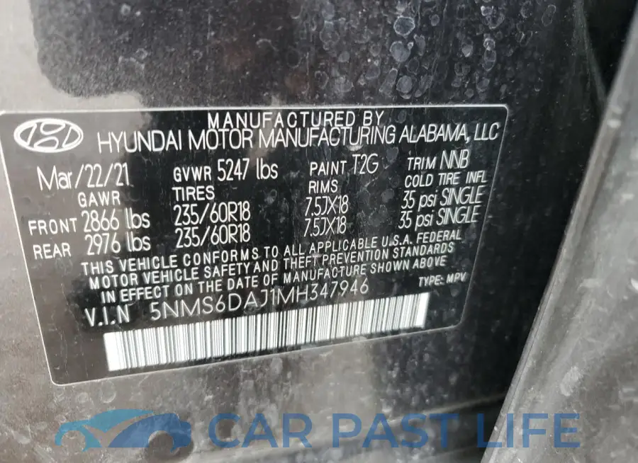 5NMS6DAJ1MH347946# 13