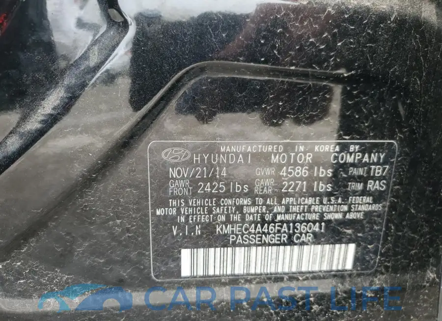 KMHEC4A46FA136041# 12