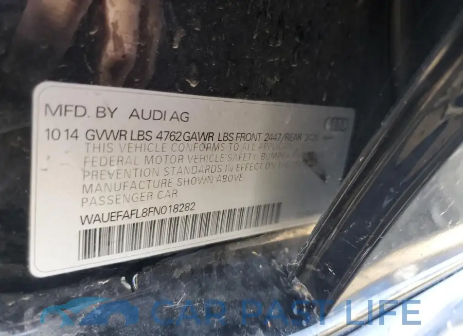 WAUEFAFL8FN018282# 12