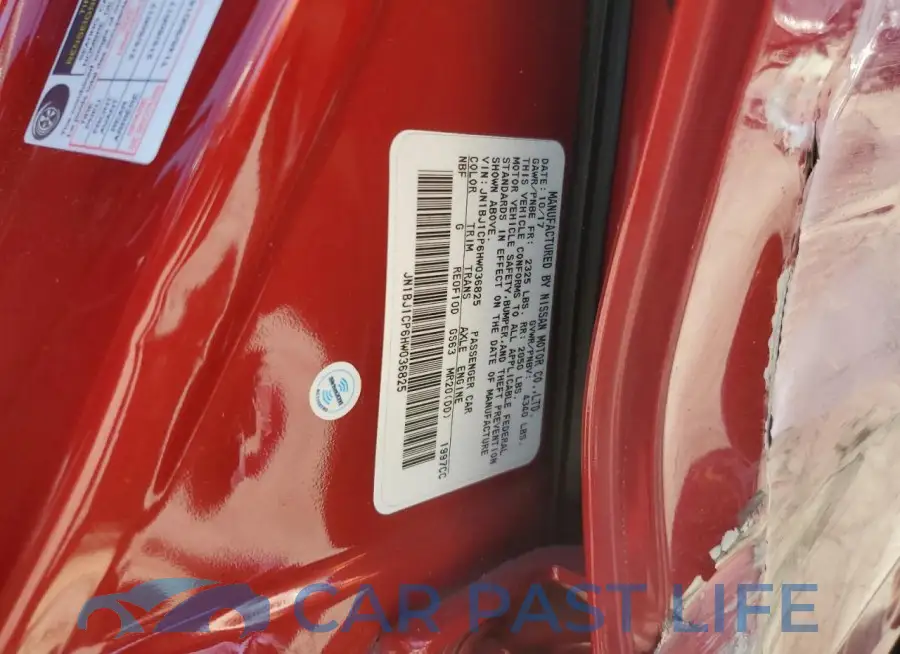 JN1BJ1CP6HW036825# 13