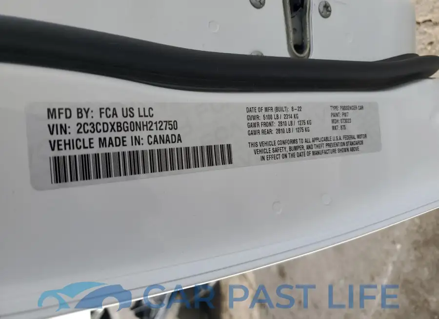 2C3CDXBG0NH212750# 12
