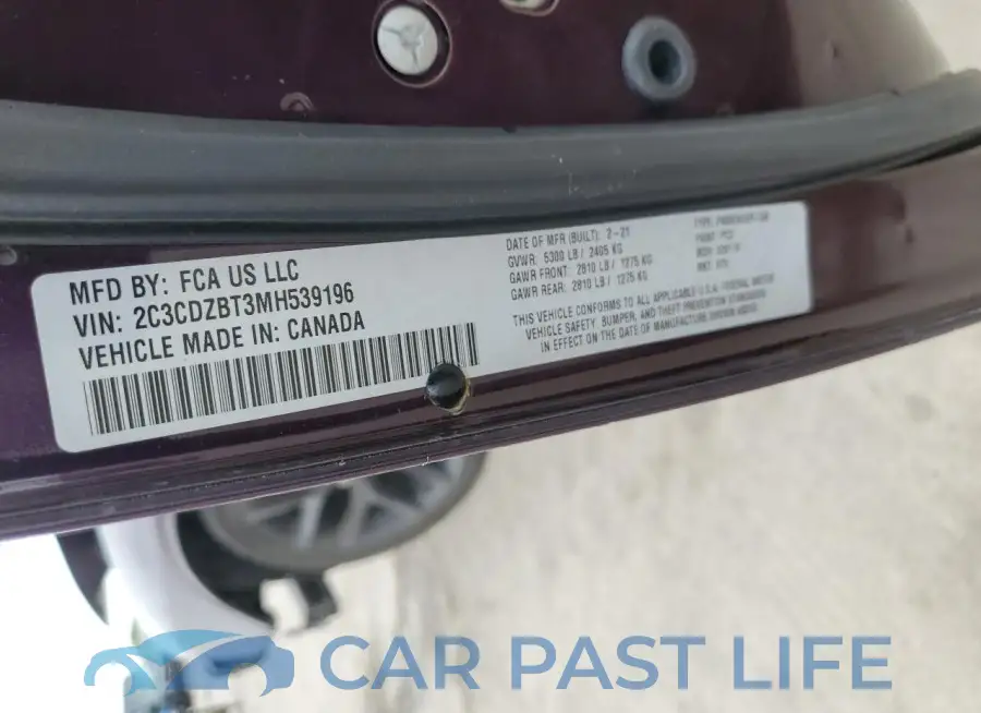 2C3CDZBT3MH539196# 13