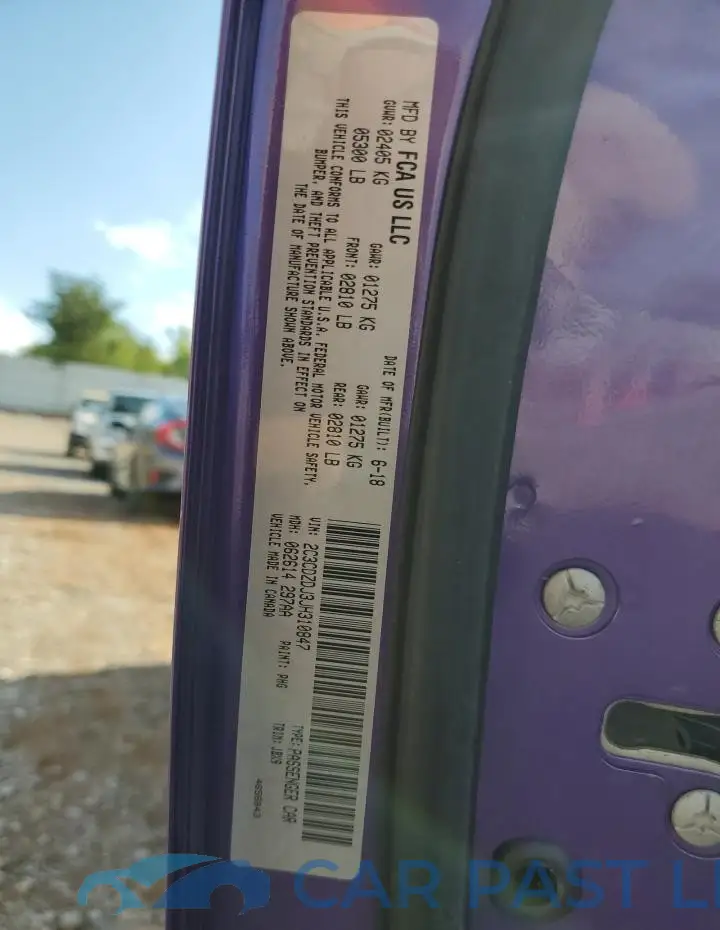2C3CDZDJ3JH310847# 12