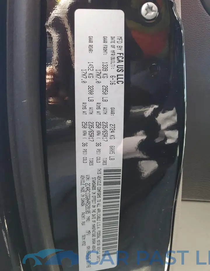 2C4RC1DG0HR529185# 13