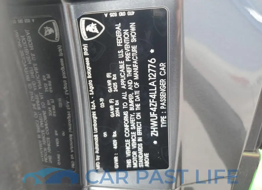 ZHWUF4ZF4LLA12776# 12