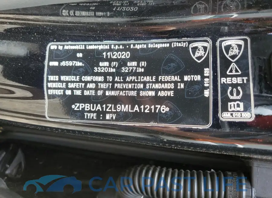 ZPBUA1ZL9MLA12176# 13