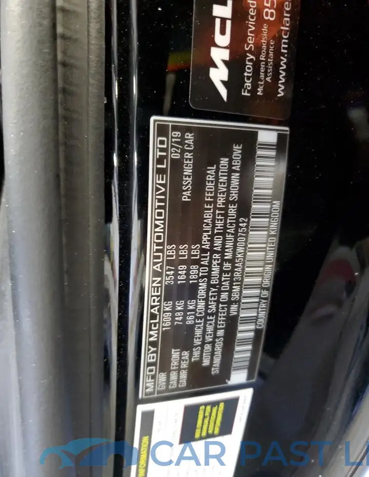 SBM13RAA5KW007542# 13
