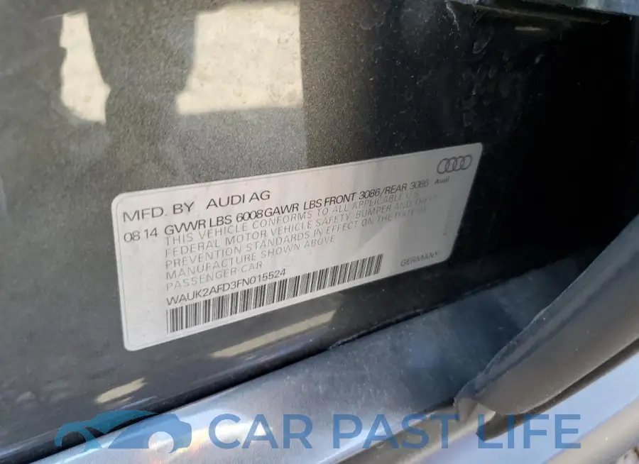 WAUK2AFD3FN015524# 12