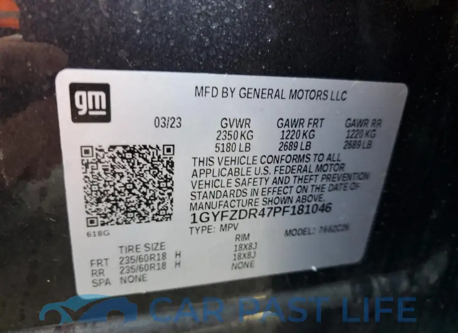 1GYFZDR47PF181046# 13