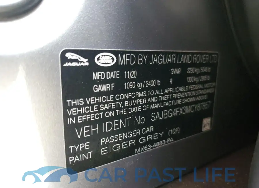 SAJBG4FX3MCY87857# 13