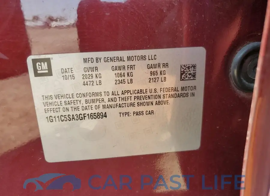 1G11C5SA3GF165894# 12