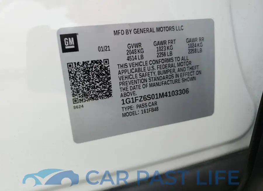 1G1FZ6S01M4103306# 12