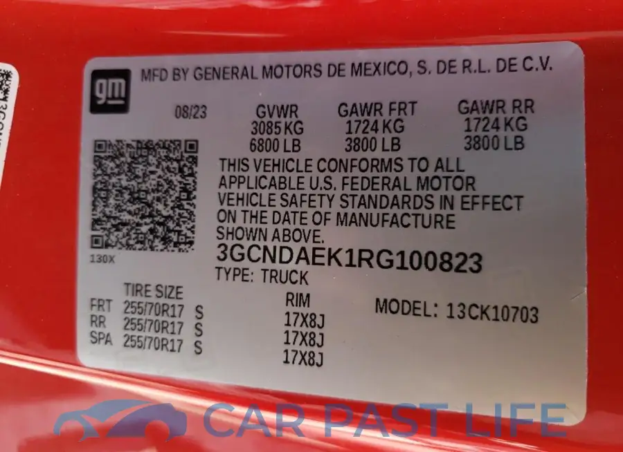 3GCNDAEK1RG100823# 12