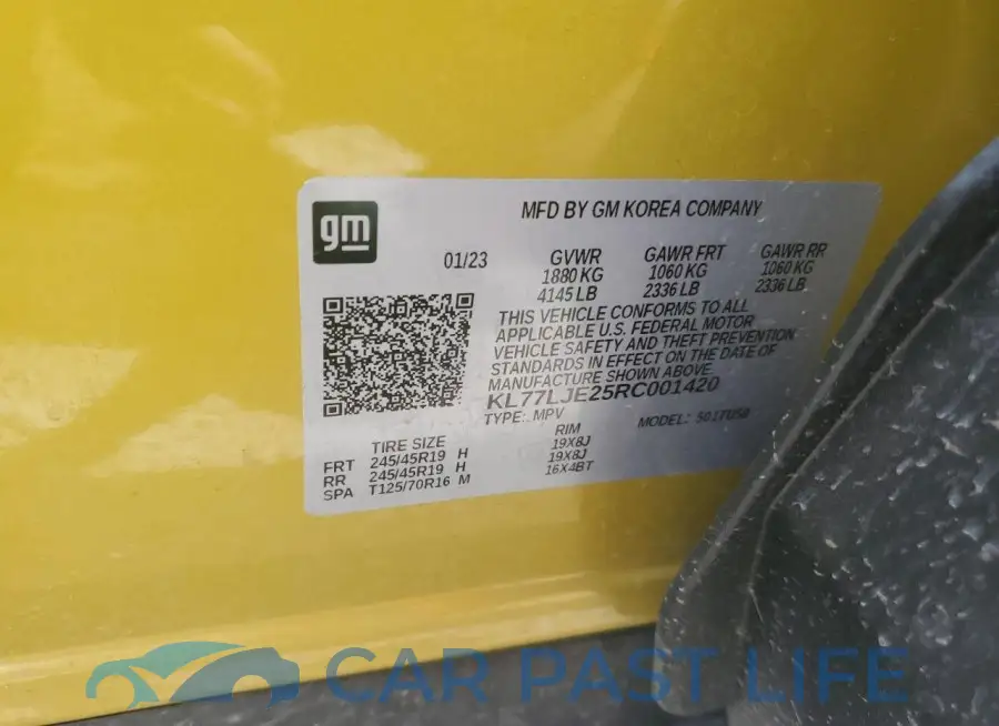 KL77LJE25RC001420# 12