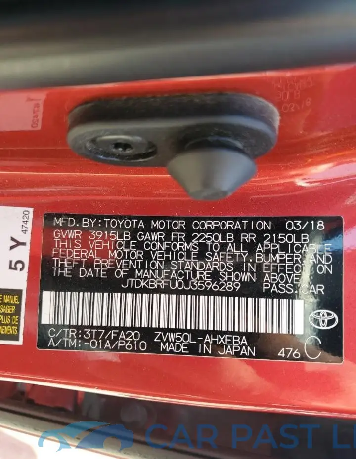 JTDKBRFU0J3596289# 13