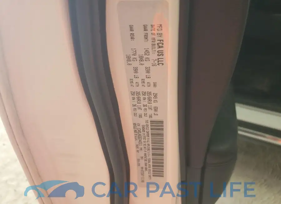 1C4RDJAG3GC442311# 13