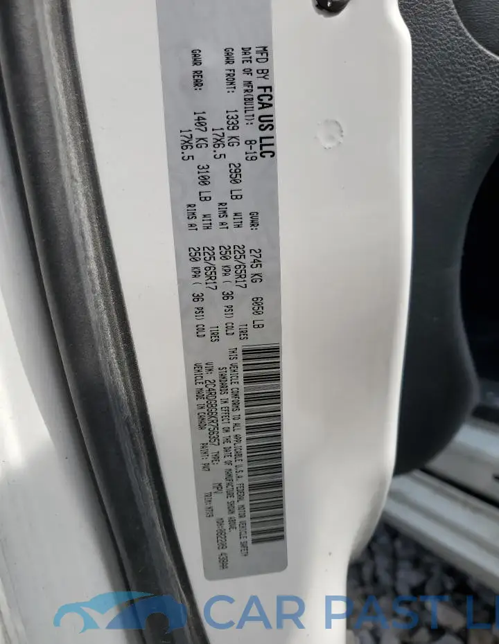 2C4RDGBG6KR756357# 13