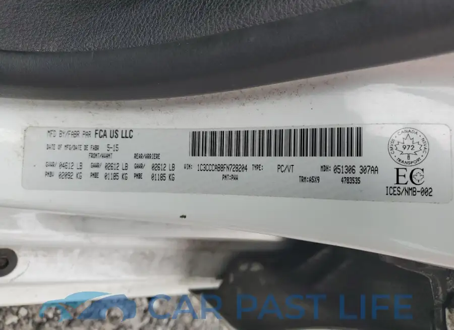 1C3CCCAB8FN728204# 13