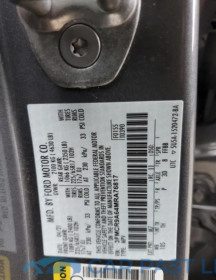 3FMCR9A64MRA76817# 12