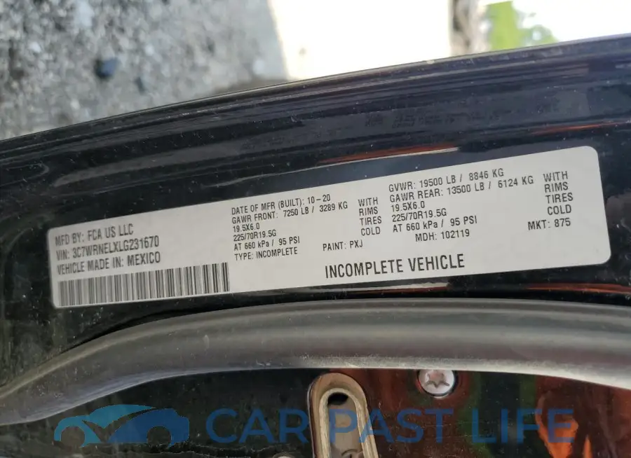 3C7WRNELXLG231670# 12