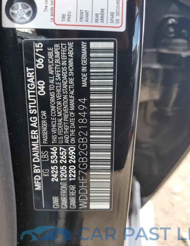 WDDHF7GB2GB218494# 13