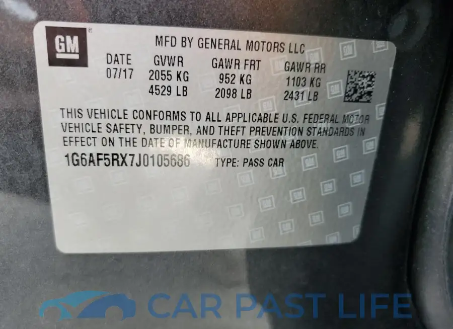1G6AF5RX7J0105686# 13