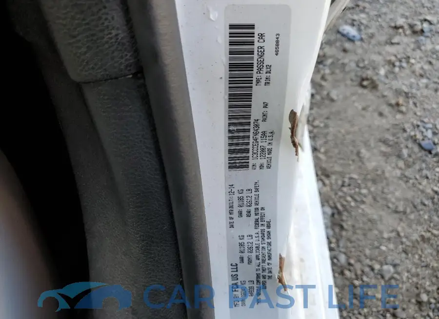 1C3CCCEG4FN643074# 12