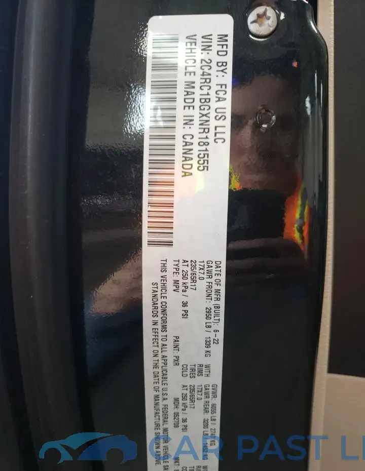2C4RC1BGXNR181555# 13