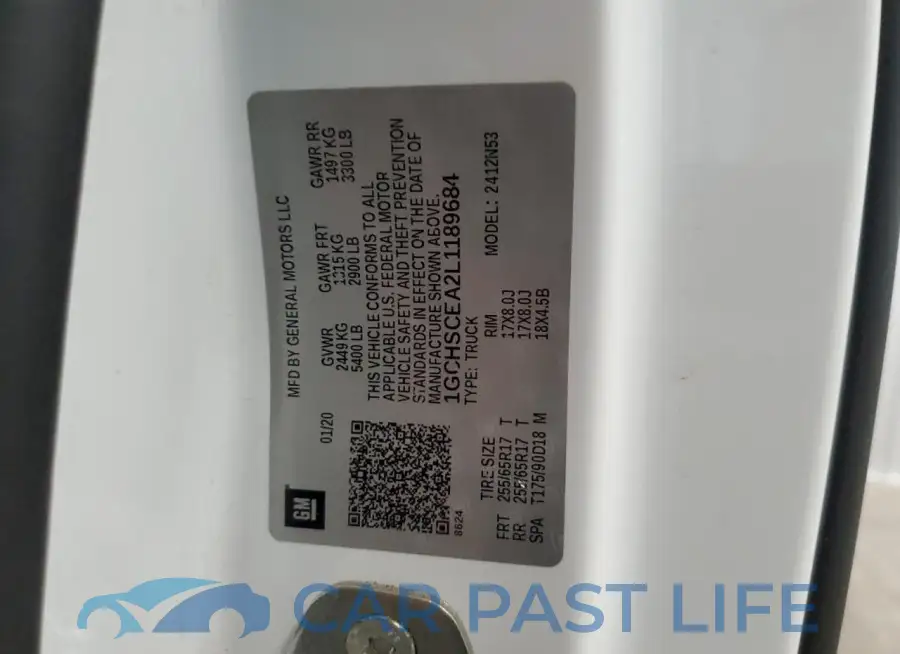 1GCHSCEA2L1189684# 12