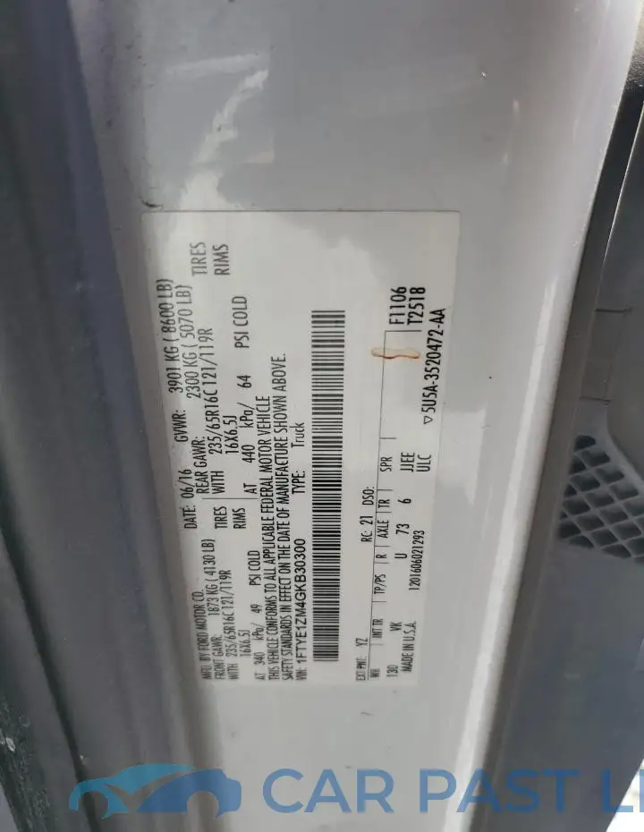1FTYE1ZM4GKB30300# 13