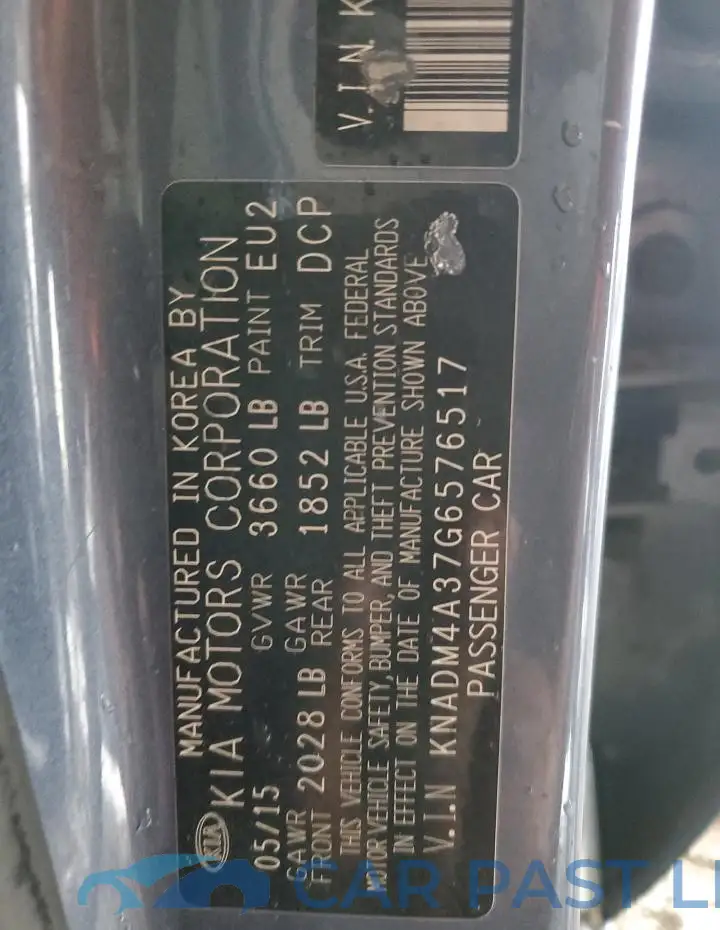 KNADM4A37G6576517# 12