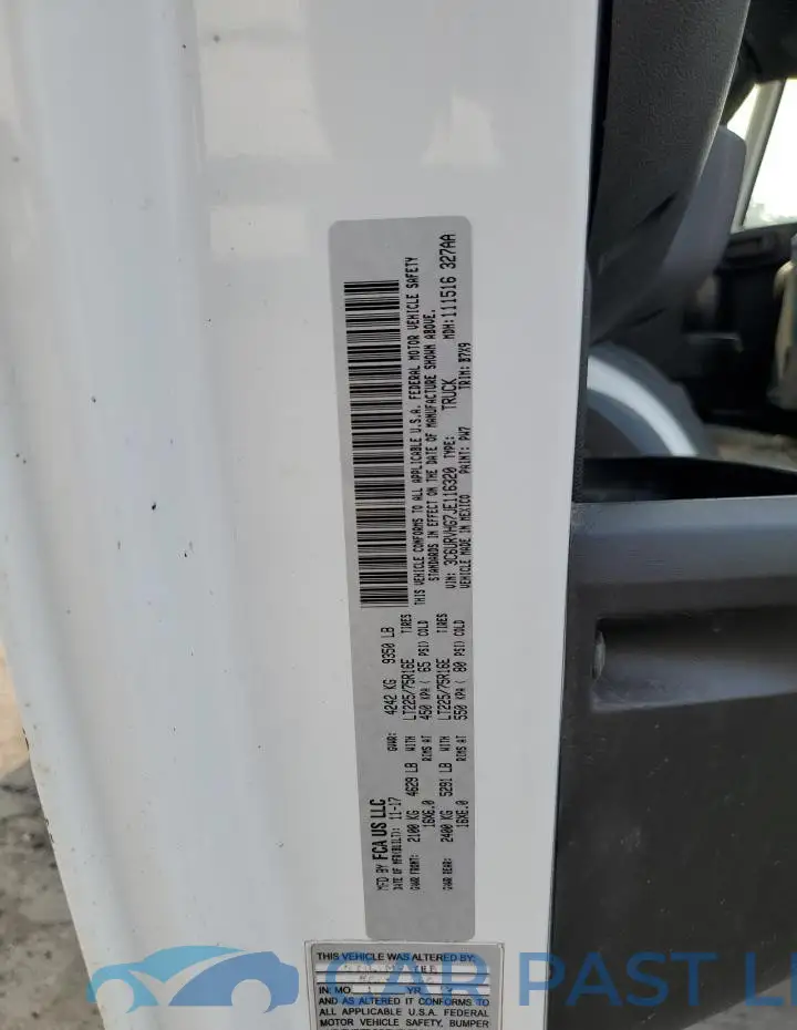 3C6URVHG7JE116320# 13