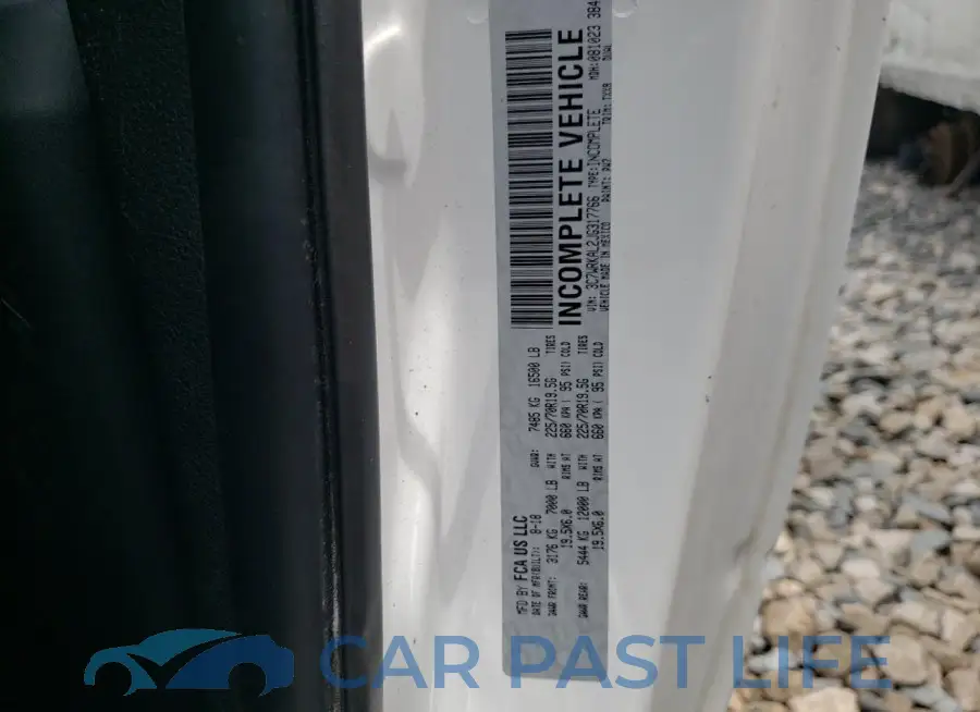 3C7WRKAL2JG317766# 12