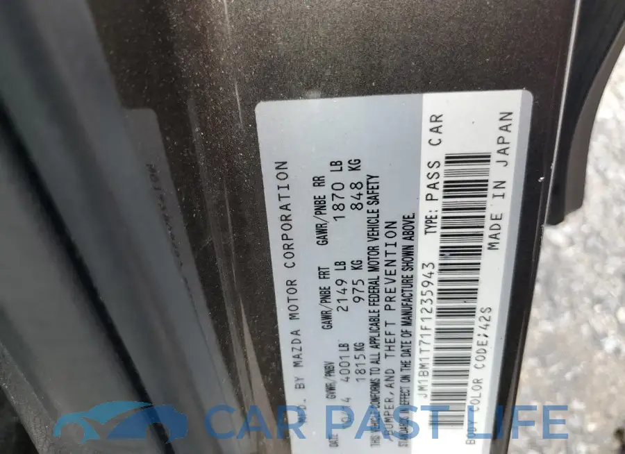 JM1BM1T71F1235943# 12