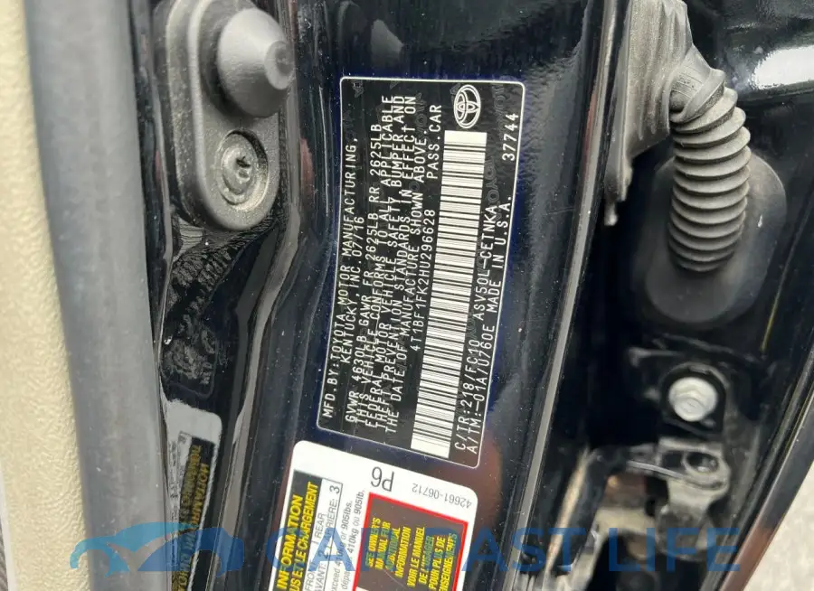 4T1BF1FK2HU296628# 10