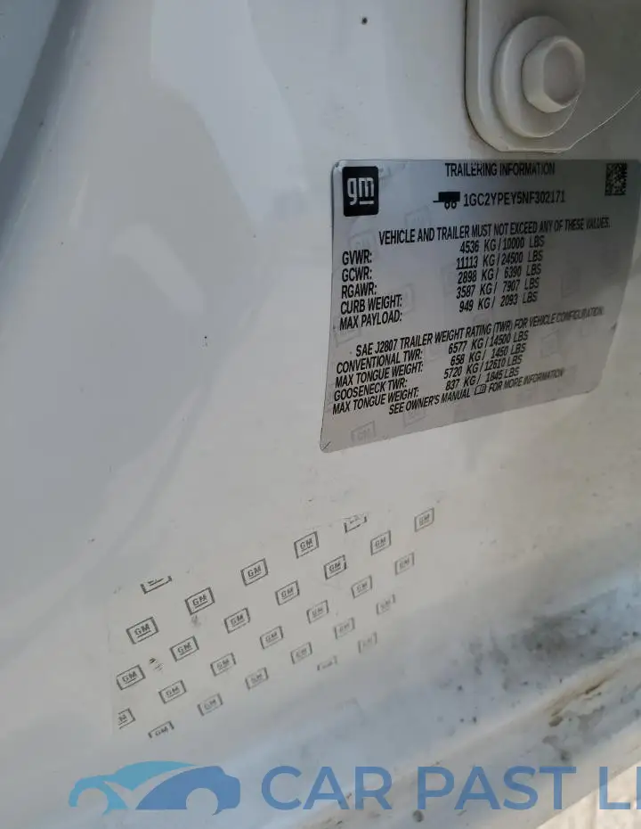1GC2YPEY5NF302171# 12