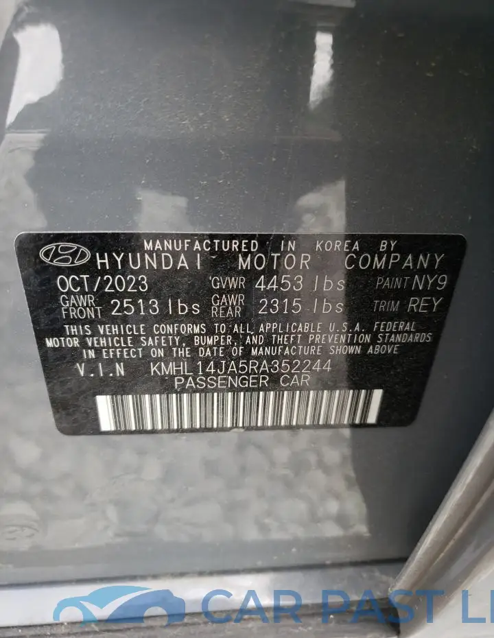 KMHL14JA5RA352244# 12