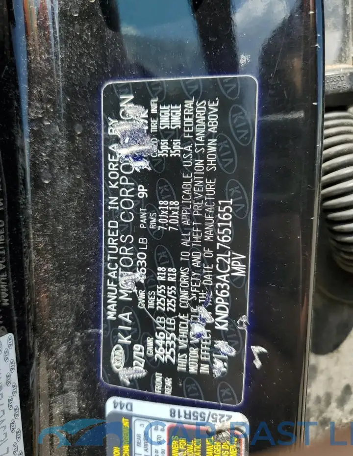 KNDP63AC2L7651651# 12
