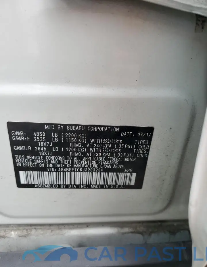 4S4BSETC6J3203234# 13