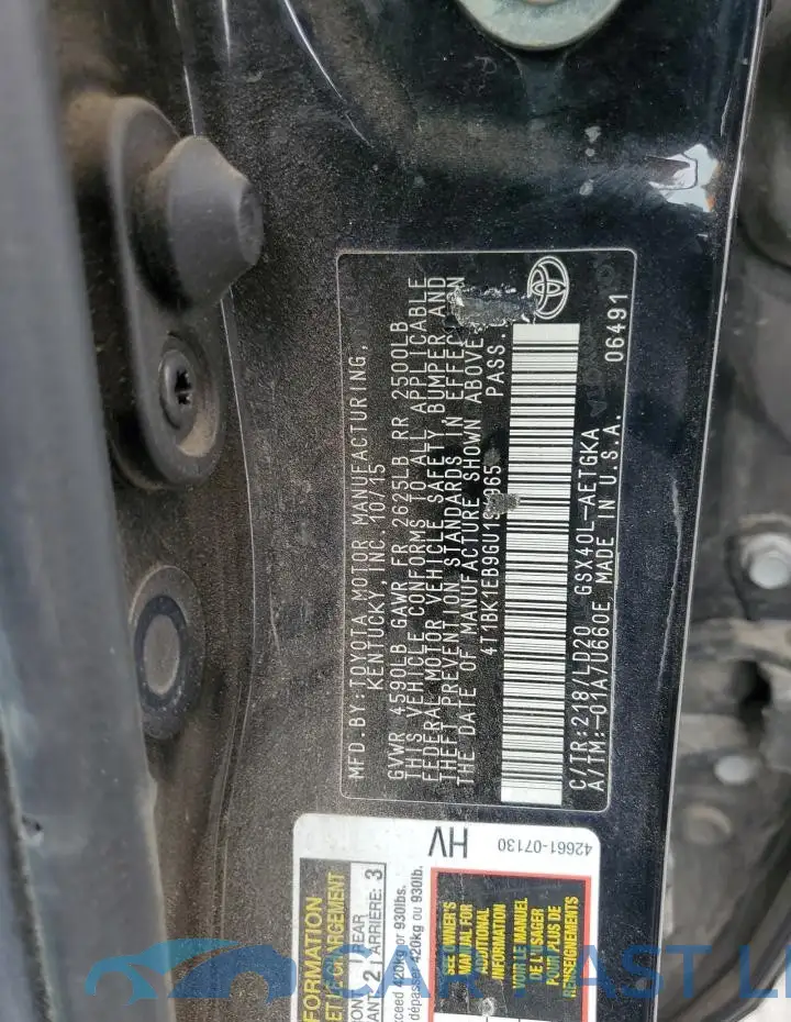 4T1BK1EB9GU194965# 12