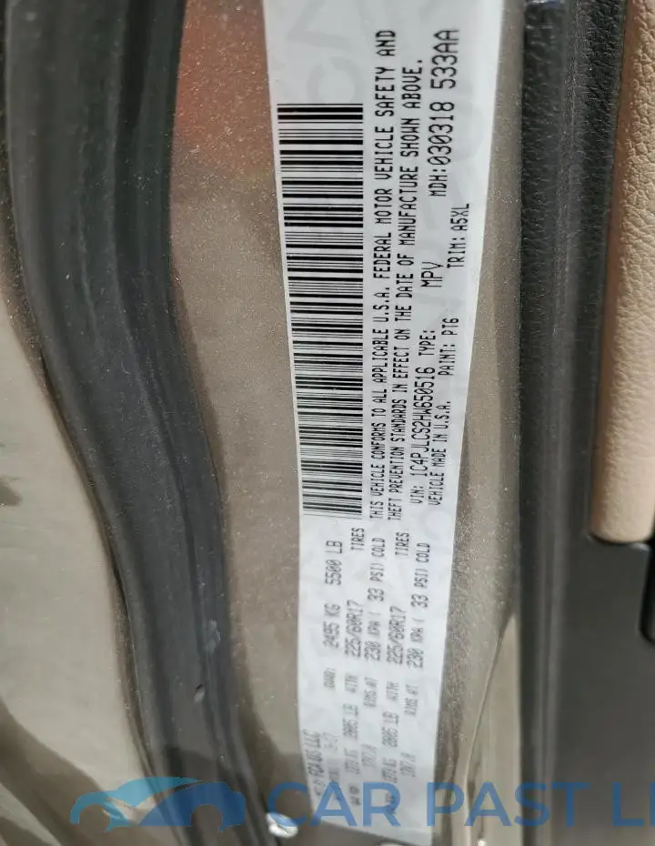 1C4PJLCS2HW650516# 13
