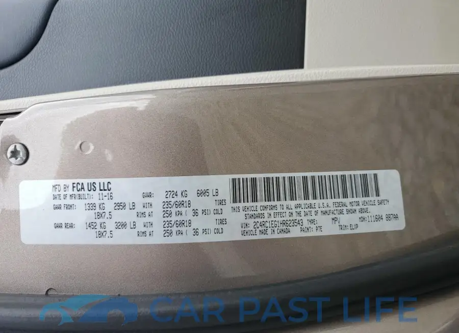2C4RC1EG1HR623543# 13