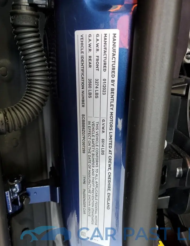 SCBBB6ZG7PC007299# 12
