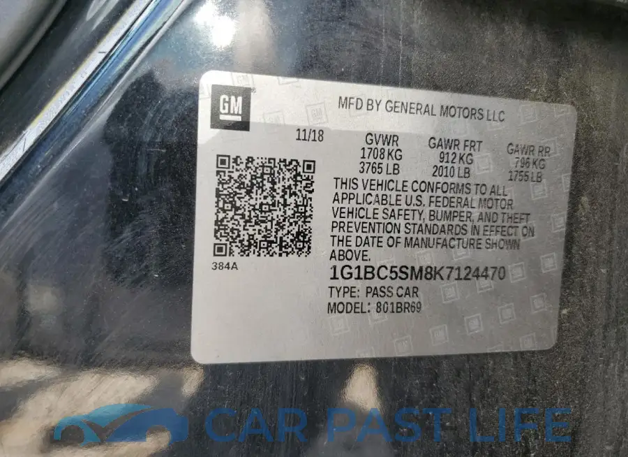 1G1BC5SM8K7124470# 12