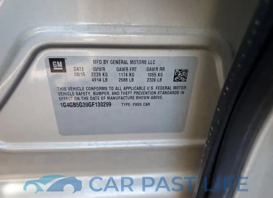 1G4GB5G39GF130299# 12
