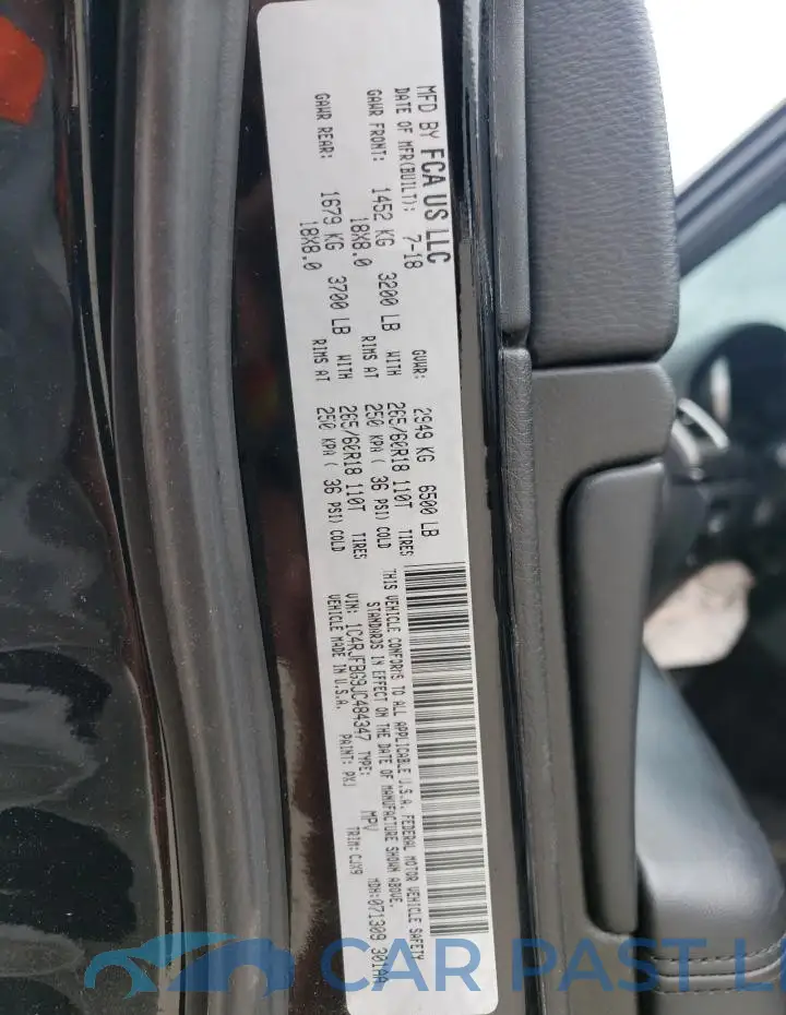 1C4RJFBG9JC484347# 13