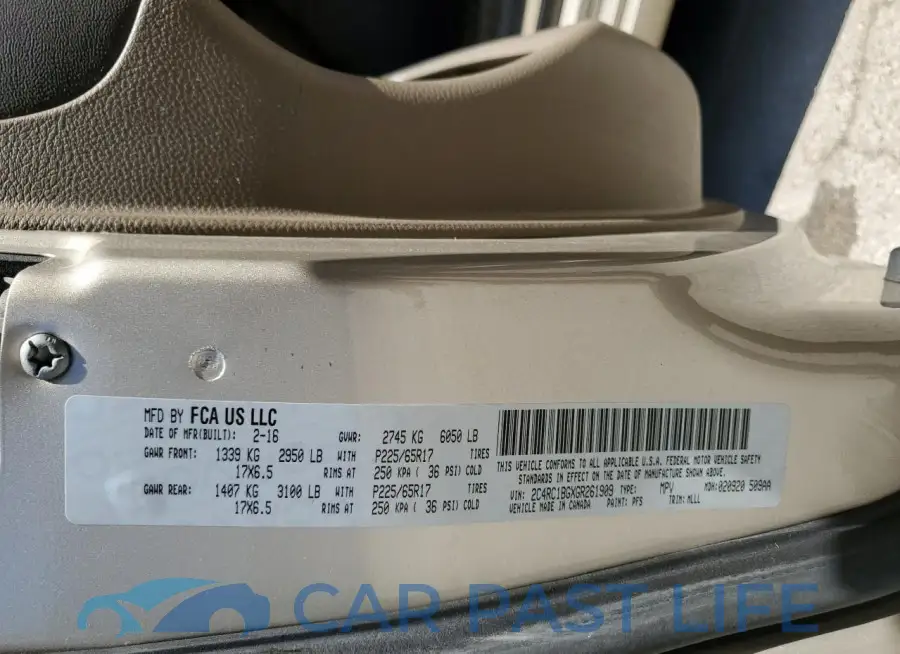 2C4RC1BGXGR261909# 13