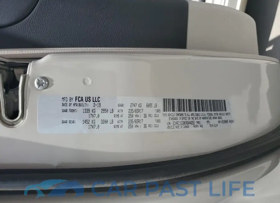 2C4RC1EG8KR644655# 12