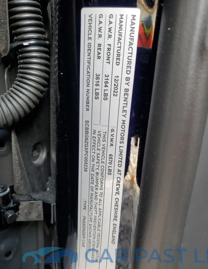 SCBBG6ZGXPC005239# 12